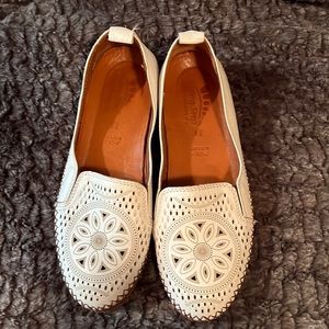 Spring Step Ingrid white loafers size 38